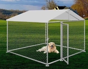 Waterproof Cover Galvanised Steel 3x3m Dog Cage Kennel