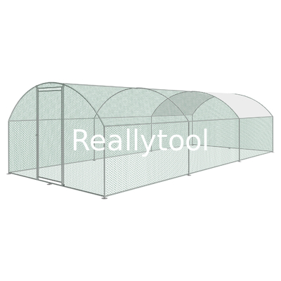 3m X 5.6m Round top Metal Chicken Run Walk In Coop For Poultry Hen Cage Pen Walk in Chicken Cage