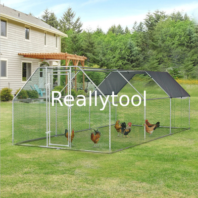 CE Easy Clean 54.5kgs 6x3x2m Walk In Chicken Cage