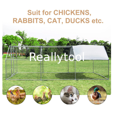 CE Easy Clean 54.5kgs 6x3x2m Walk In Chicken Cage