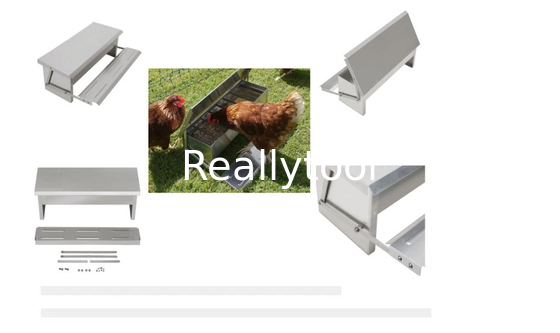 CE Self Opening 8.2L Automatic Timer Chicken Feeder