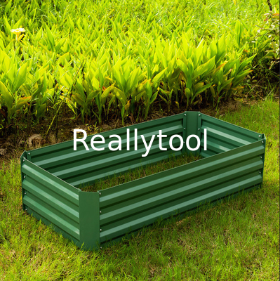Sturdy Steel 4x3ft Galvanized Raised Garden Beds