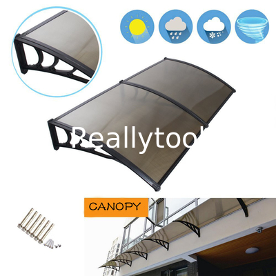 Washable Overhead 40" Door Window Awning Canopy