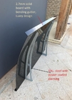 Galvanized Steel Frame 150cm Door Window Awning Canopy
