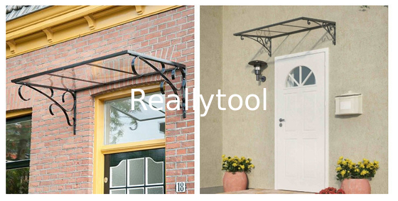 DIY Assembly 80x150cm Door Window Awning Canopy