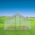 Hot Galvanized Steel Outdoor UV Protect Polyester 3x3m Chicken Run Kennel Chicken Cage