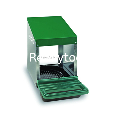 Laying Nesting Box Lifestyle Module 1 place Galvanized Steel with Plastic Egg Bottom Nest Box Green