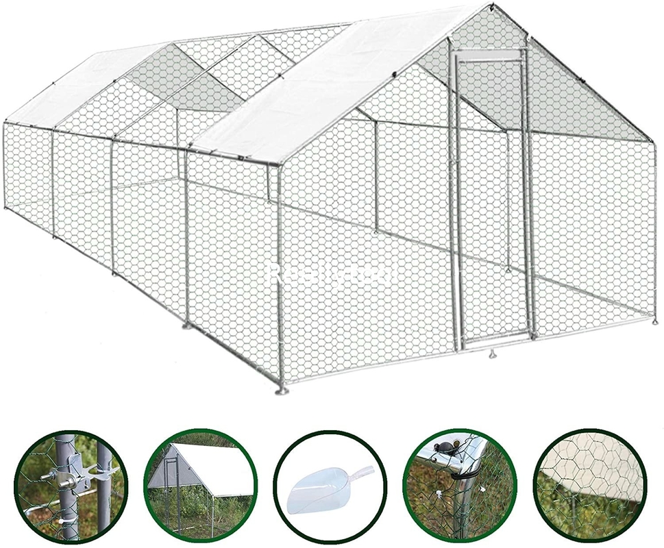 Chicken Run 10 Sizes suitable for Hens Dogs Poultry Rabbit Ducks Coop Chicken Cage