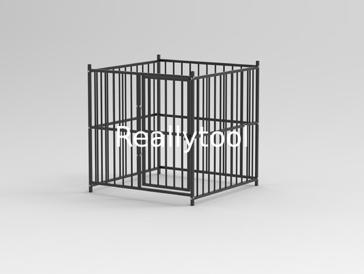 Hundezwinger-im Freien Hochleistungsmetallrahmen-Zaun Dog Cage Outside Pen Playpen Dog Run House ohne Dach